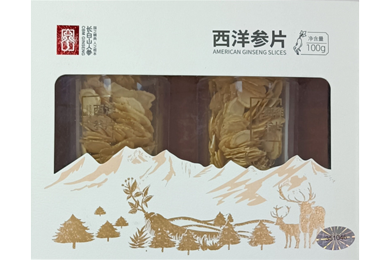 长白山人参西洋参片100g.